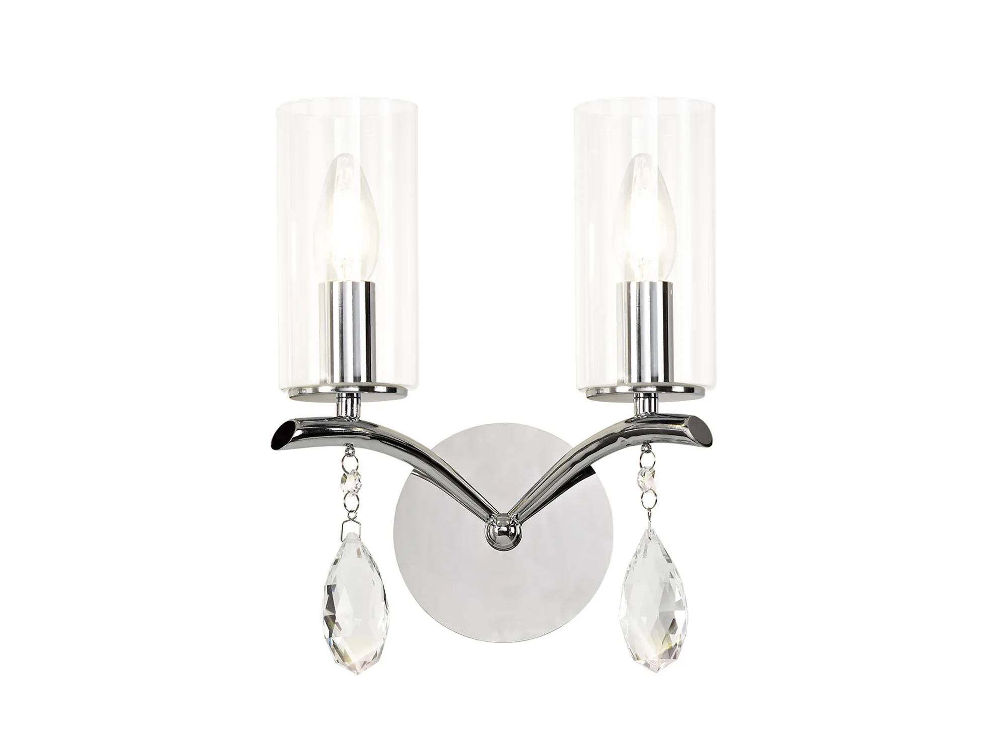 IL32792  Rhea Wall Lamp 2 Light Switched